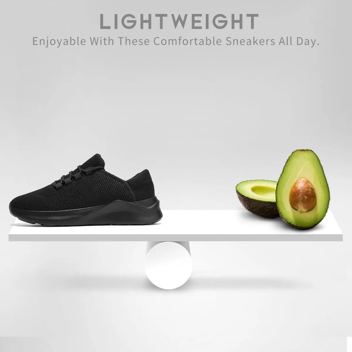 Mens Running Shoes Slip on Walking Sneakers Workout Sports Athletic Gym Ultra Lightweight Casual Fashion Breathable Mesh Comfortable