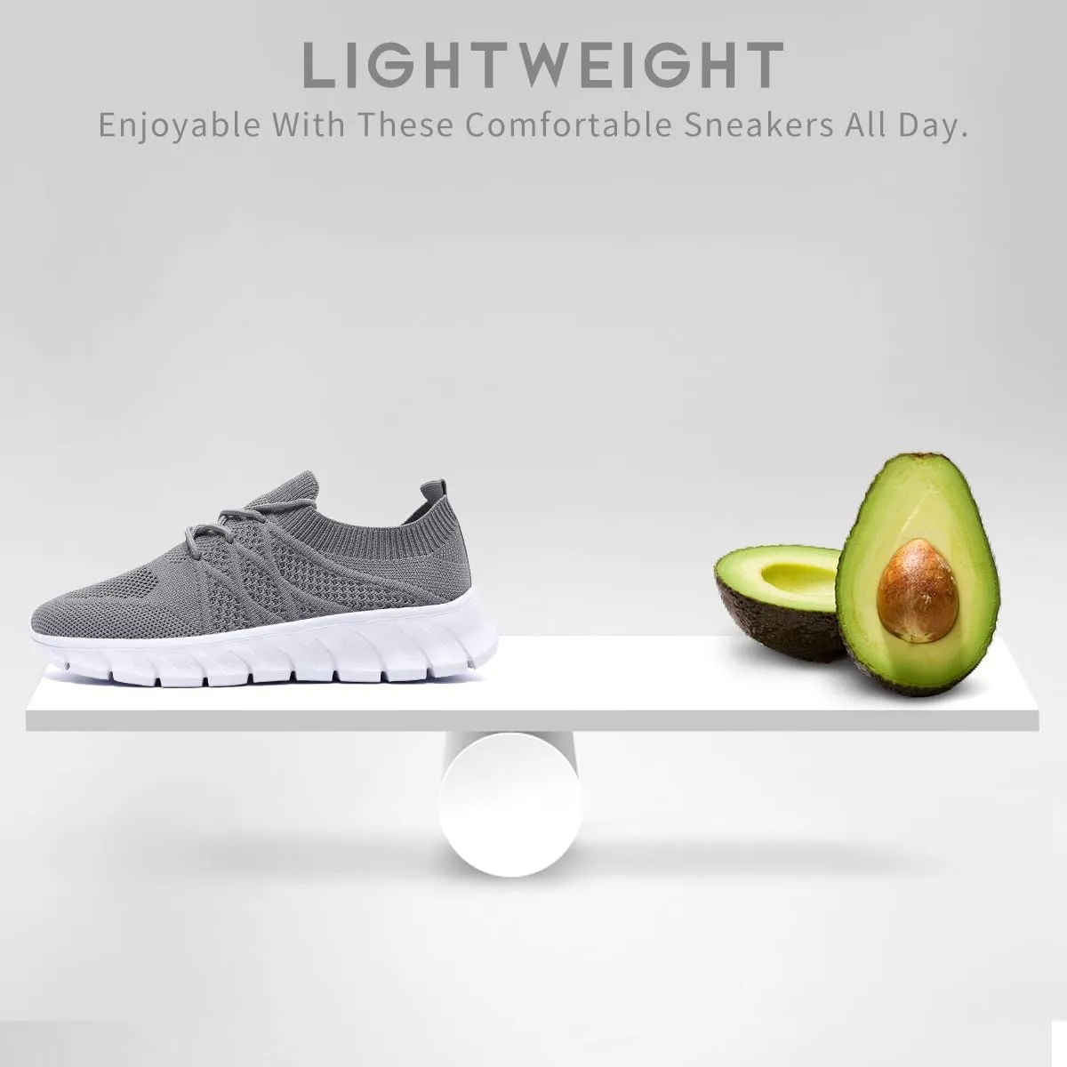 Mens Running Shoes Slip on Walking Sneakers Workout Sports Athletic Gym Ultra Lightweight Casual Fashion Breathable Mesh Comfortable