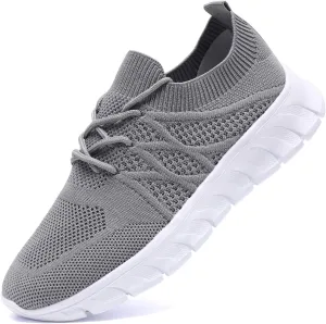 Mens Running Shoes Slip on Walking Sneakers Workout Sports Athletic Gym Ultra Lightweight Casual Fashion Breathable Mesh Comfortable