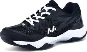 Men's Tennis Shoes Non-Slip Lightweight Squash Racket Sports Sneakers Comfort Indoor/Outdoor Court Training Shoe