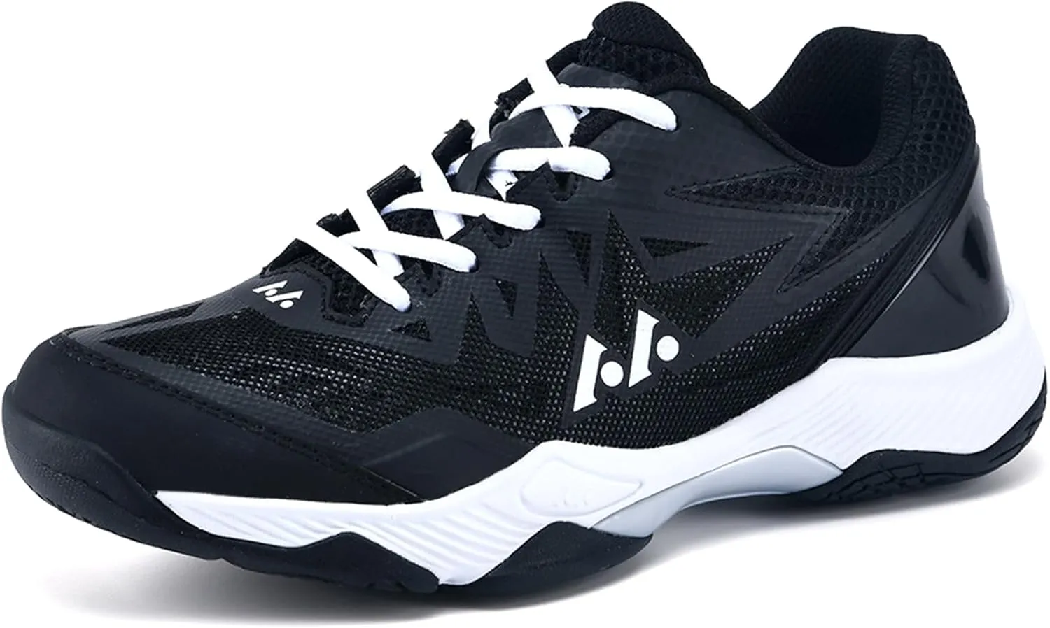 Men's Tennis Shoes Non-Slip Lightweight Squash Racket Sports Sneakers Comfort Indoor/Outdoor Court Training Shoe