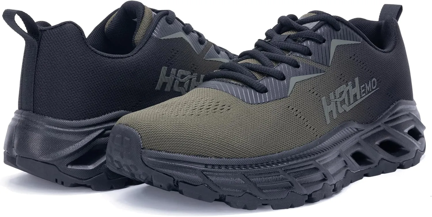 Mens Trail Running Shoes FALKON 1.0 Hiking Sneakers Athletic Sport Workout Shoes for Outdoor