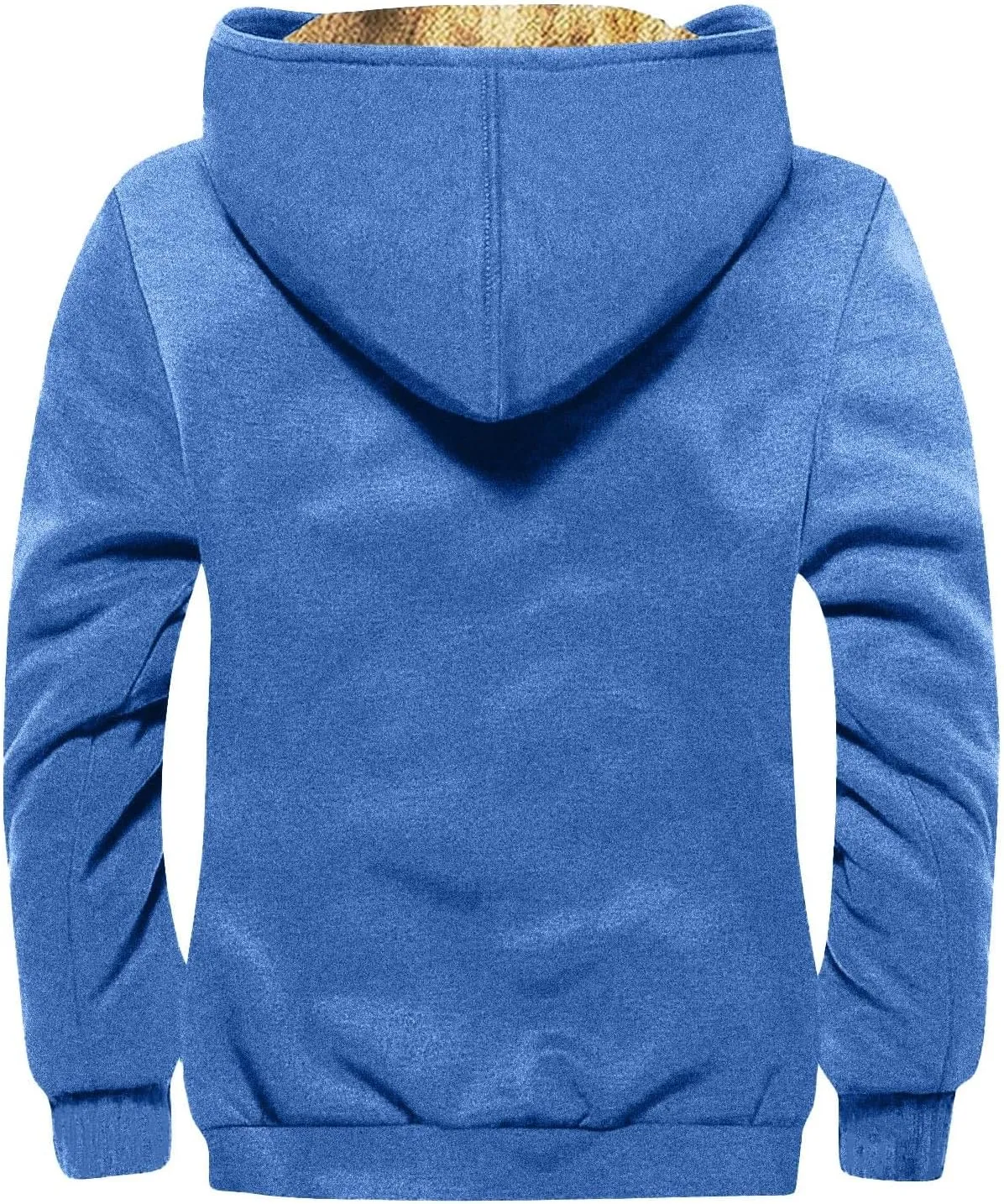 Mens Vintage Fleece Jacket Sherpa Lined Winter Coats Faux Tactical Jackets Casual Zipper Varsity Coat Plus Size