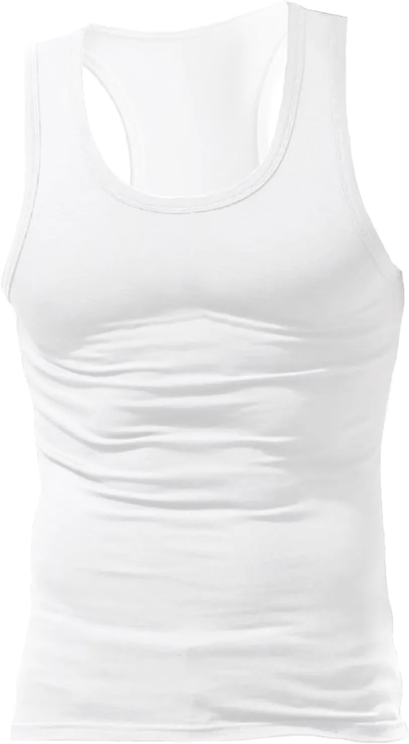 Mens Workout Tank Tops Lightweight Quick Dry Muscle Cut Shirts Moisture Wicking Sport Sleeveless Compression Shirs
