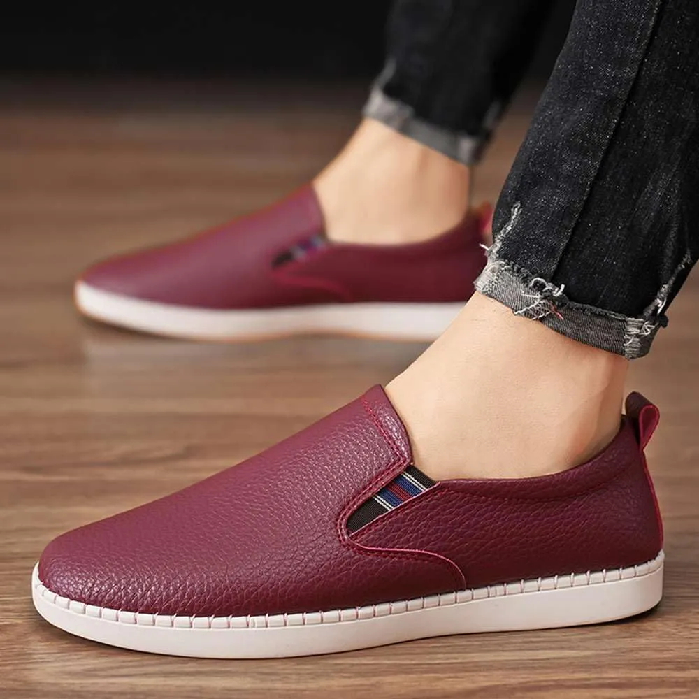 mitvr Men's Loafers Slip On Driving Shoes Lightweight Comfortable Outdoor Walking Shoes