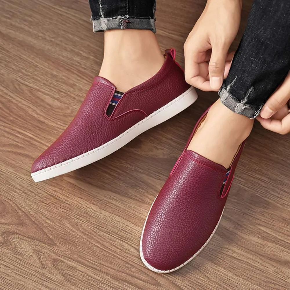 mitvr Men's Loafers Slip On Driving Shoes Lightweight Comfortable Outdoor Walking Shoes