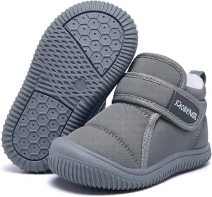MORENDL Baby Winter Snow Boots for Infant Boys Girls Toddler Water-Resistant First Walker Shoes Warm Lining Soft Sole Anti-Slip Outdoor Booties