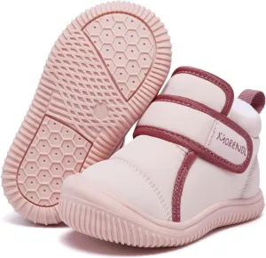 MORENDL Baby Winter Snow Boots for Infant Boys Girls Toddler Water-Resistant First Walker Shoes Warm Lining Soft Sole Anti-Slip Outdoor Booties
