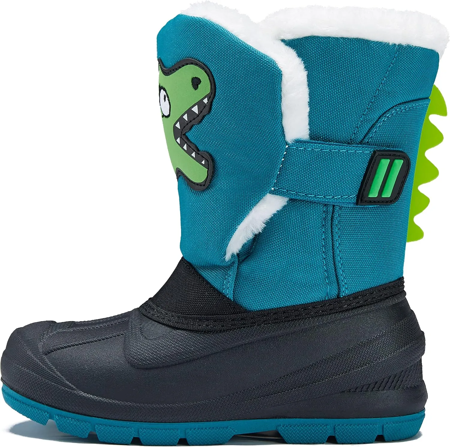 MORENDL Kids' Snow Boots Insulated Waterproof Fur Lined Warm Anti-Slip Winter Shoes for Boys and Girls Outdoor Walking(Toddler/Little Kid)