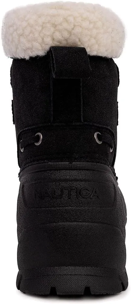 Nautica Mens Duck Boots Waterproof Shell Insulated Snow & Rain Boot -Lace-Up Winter Shoe- Channing (Wide/Medium Width)