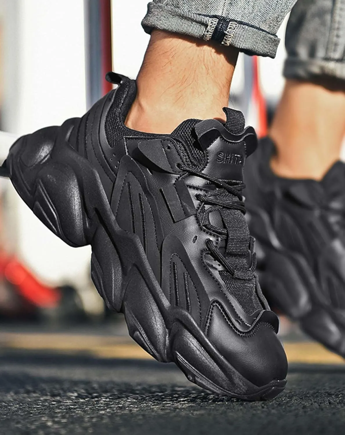 Niepce Inc Streetwear Fashion Chunky Sneakers for Men