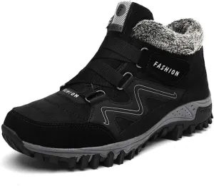 Nobrandd Women's Winter Thermal Villi Leather Platform Fashion high top Boots