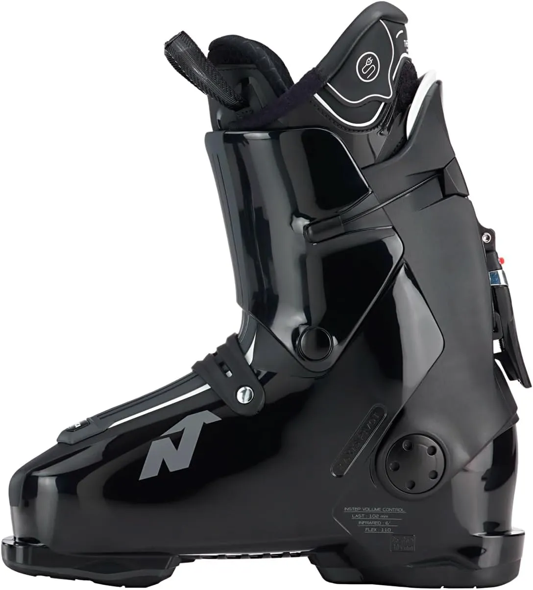 NORDICA Men's HF Elite Heat Durable Warm Insulated Water-Resistant Easy-Entry All-Mountain Touring Ski Boots with Instep Volume Control