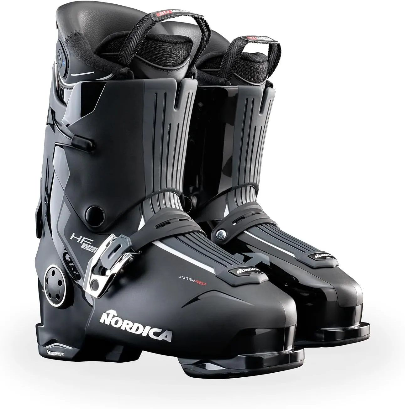 NORDICA Men's HF Elite Heat Durable Warm Insulated Water-Resistant Easy-Entry All-Mountain Touring Ski Boots with Instep Volume Control