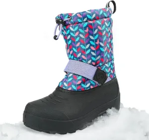 Northside Frosty Insulated Winter Snow Boots for Girls and Boys with Rugged, Water Resistant Nylon Upper, Quick-Drying Lining, Removable EVA Insole, and Durable TPR Outsole