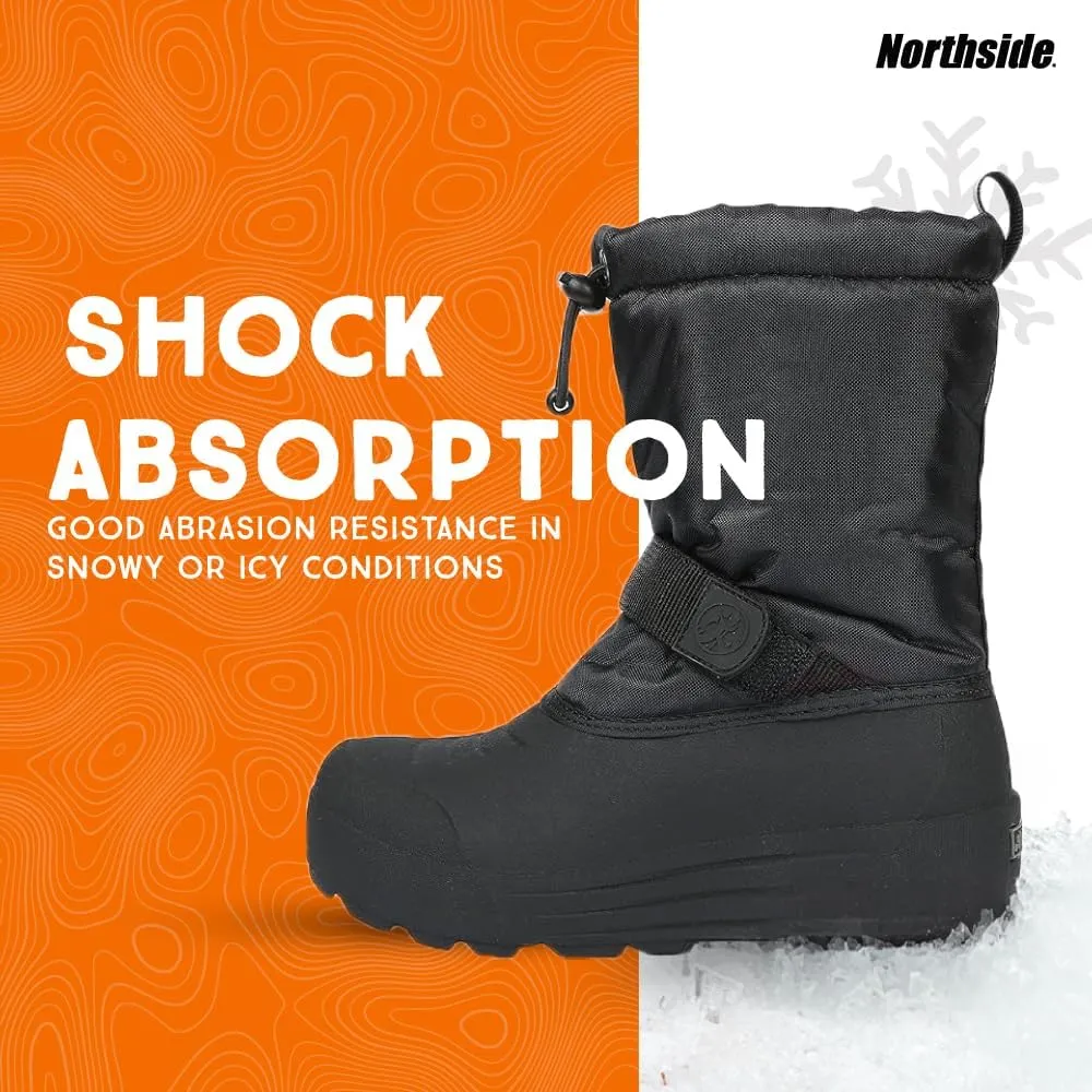 Northside Frosty Insulated Winter Snow Boots for Girls and Boys with Rugged, Water Resistant Nylon Upper, Quick-Drying Lining, Removable EVA Insole, and Durable TPR Outsole
