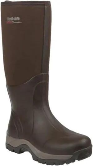 Northside Mens Glacier Drift Neoprene All-Weather Boots - Dark Brown Size 14