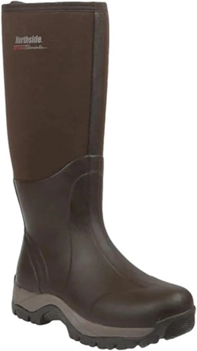 Northside Mens Glacier Drift Neoprene All-Weather Boots - Dark Brown Size 14