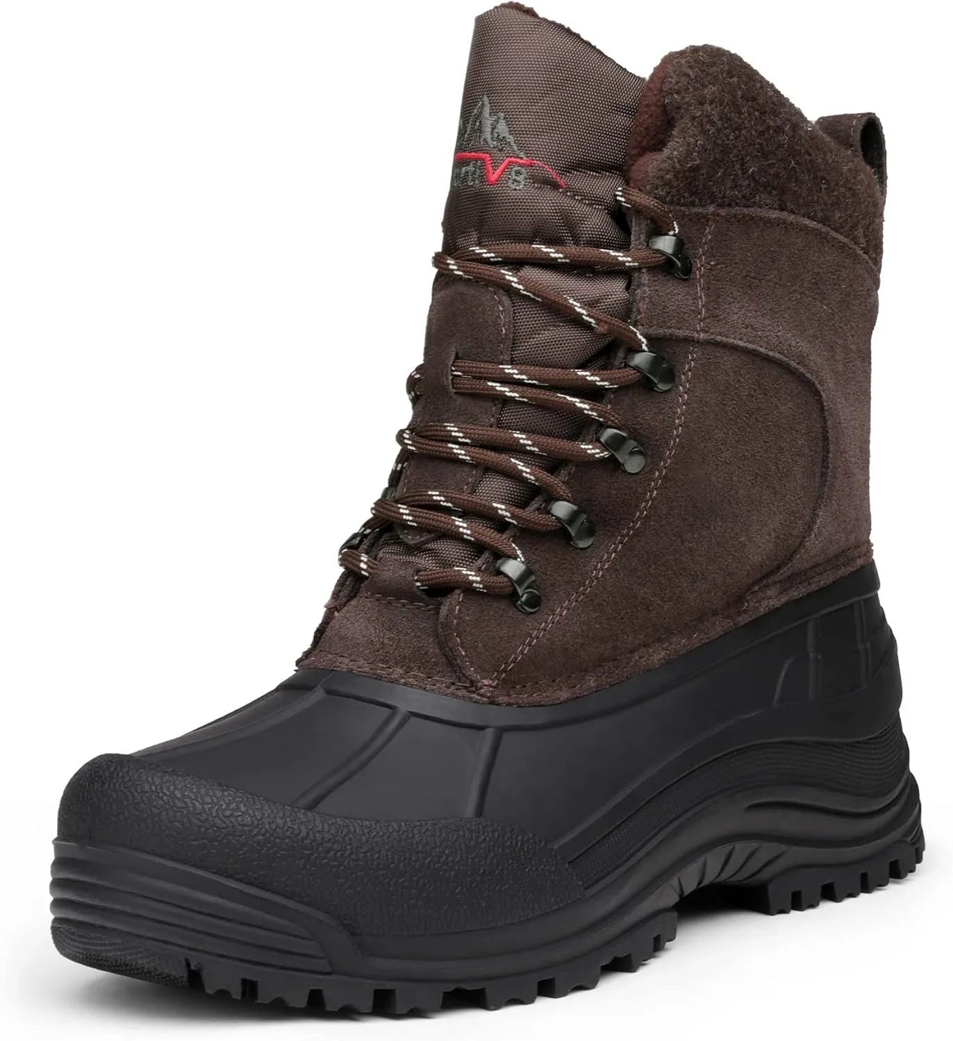NORTIV 8 Men's Insulated Waterproof Winter Snow Boots TERREY