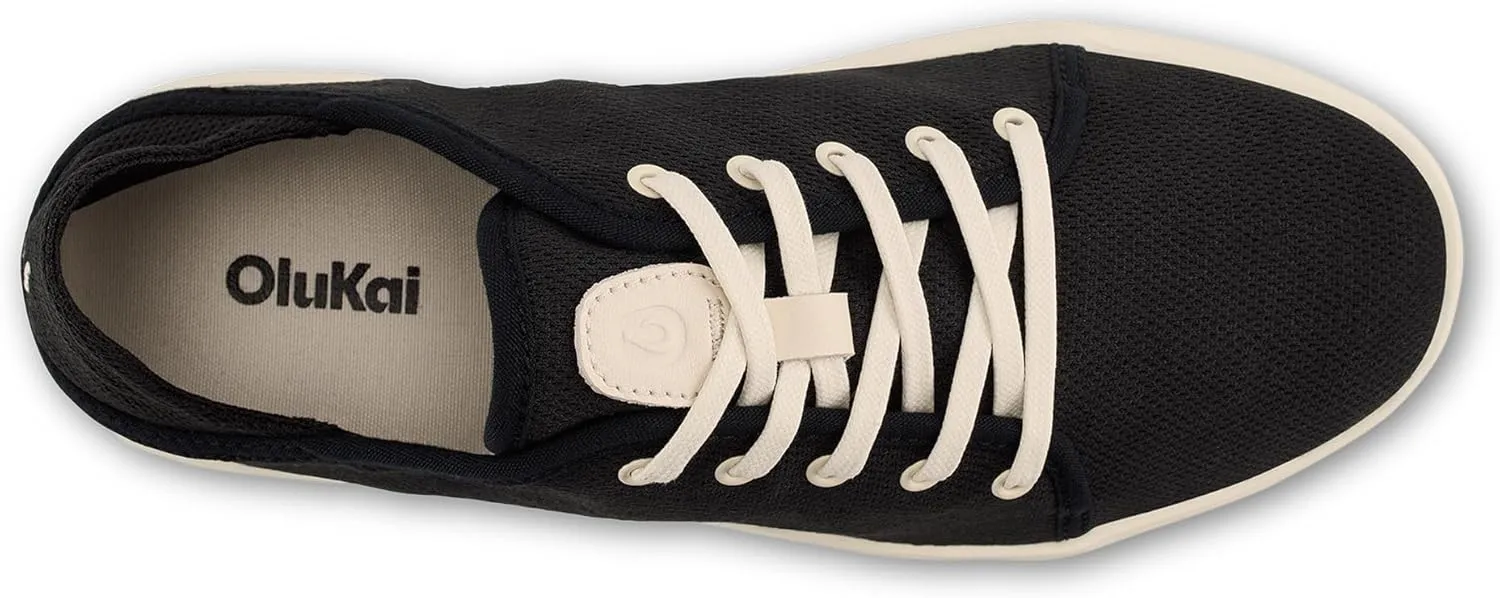 OLUKAI Pehuea Li Women's Lace-Up Sneakers, Casual Everyday Shoes with Drop-in Heel, Lightweight & Breathable Mesh Design, All-Day Comfort & Support