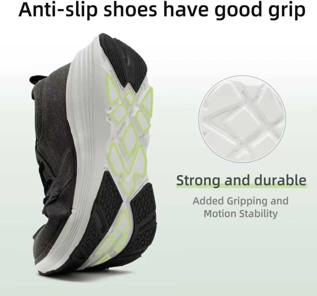 OrthoComfoot Men's Orthopedic Outdoor Slip-On Loafers Walking Shoes: Arch Support Plantar Fasciitis Sneakers, Comfort Classic Canvas Shoes for Foot and Heel Pain