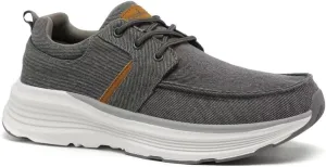 OrthoComfoot Men's Orthopedic Outdoor Slip-On Loafers Walking Shoes: Arch Support Plantar Fasciitis Sneakers, Comfort Classic Canvas Shoes for Foot and Heel Pain