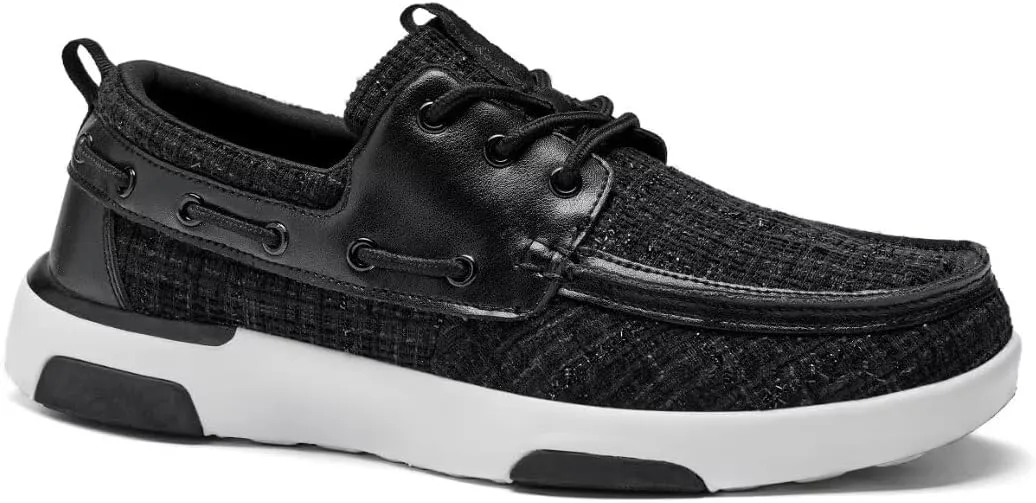 OrthoComfoot Men's Orthopedic Walking Shoes with Arch Support: Casual Plantar Fasciitis Slip-On Loafers for Flat Feet, Orthotic Adjustable Fashion Sneakers for Foot and Heel Pain