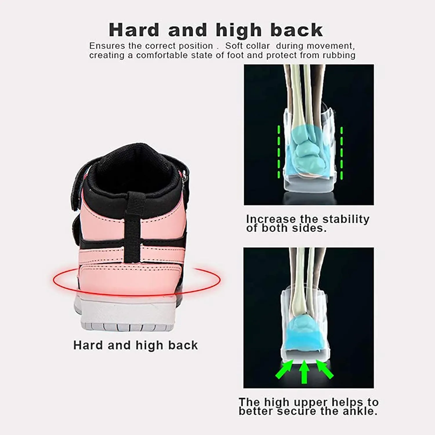 Orthopedic Shoes for Kids and Toddlers,Arch and Ankle Support Sneakers for Children,Ideal for Correct and Prevent Flat Feet and Foot Varus/Valgus