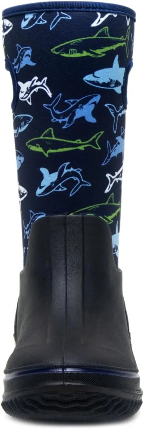 Outee Toddler Kids Warm Waterproof Neoprene Rain Boots