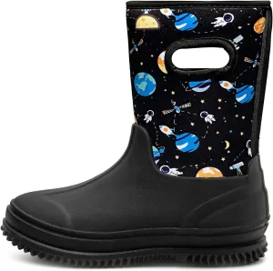 Outee Toddler Kids Warm Waterproof Neoprene Rain Boots