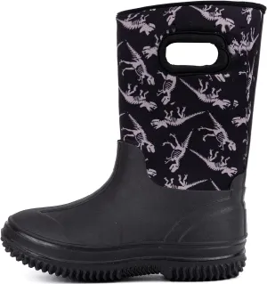 Outee Toddler Kids Warm Waterproof Neoprene Rain Boots