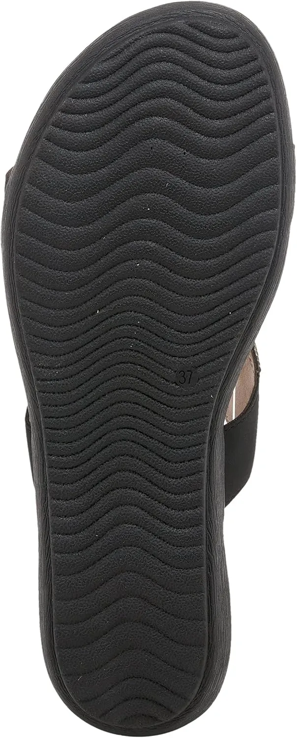 PATRIZIA Twirling Women's Slip-On Sandals – Crystal & Bead Embellished Slides with Microsuede Footbed, TPR Outsole, and 1¼” Low Heel