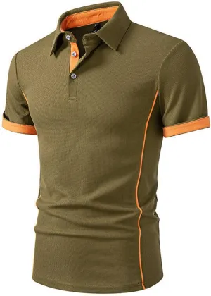 Polo Shirts for Men Moisture Wicking Performance Quick Dry Golf Shirt Business Casual Dress Office Work Pique T-Shirts
