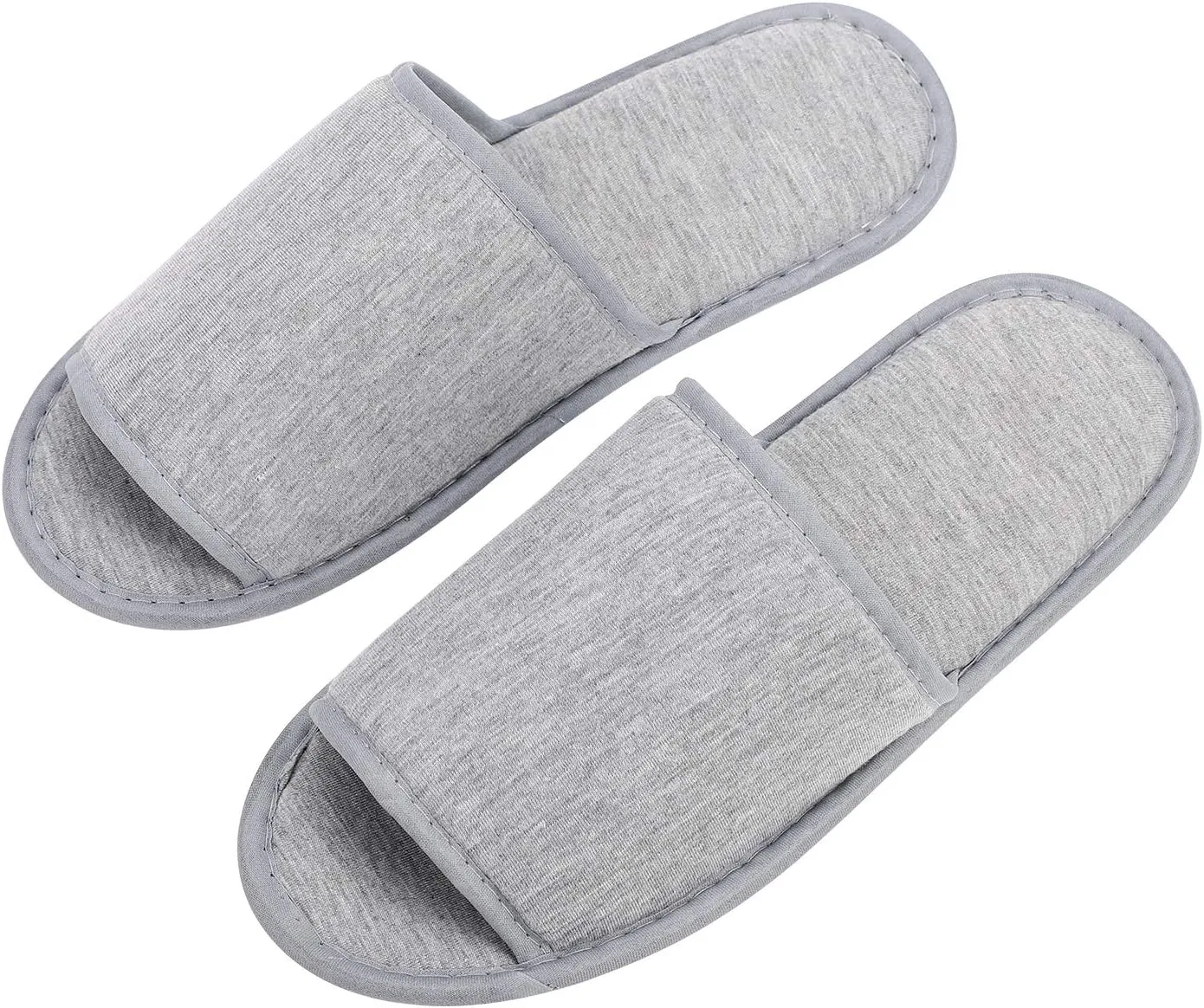 Portable Travel Slipper Spa Hotel Open Toe Sandals Non Disposable Foldable Shoes Guest Indoor House Room Business Trip Party Washable Footwear with Bags