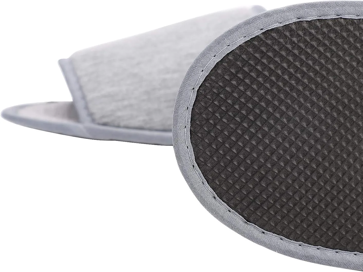 Portable Travel Slipper Spa Hotel Open Toe Sandals Non Disposable Foldable Shoes Guest Indoor House Room Business Trip Party Washable Footwear with Bags