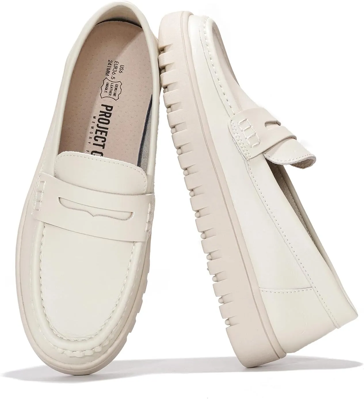 Project Cloud Fashion Shoes for Women - Comfortable Womens Shoes with Memory Foam - Non Slip Spring Womens Footwear Flexible Sole - Fashion Sneakers for Women 2025