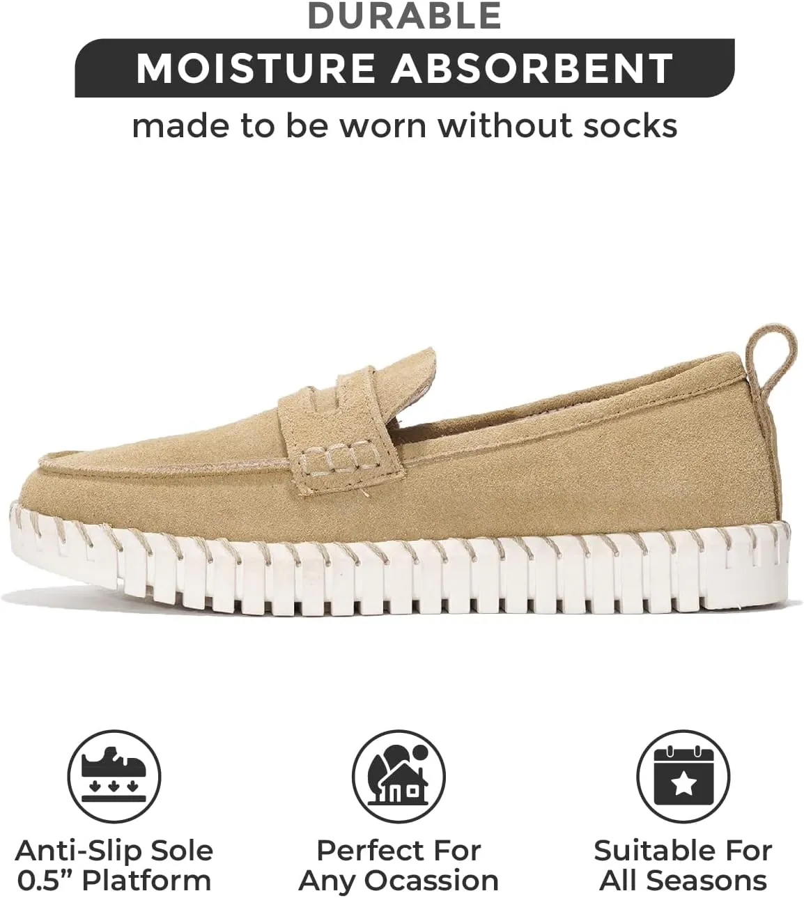 Project Cloud Fashion Shoes for Women - Comfortable Womens Shoes with Memory Foam - Non Slip Spring Womens Footwear Flexible Sole - Fashion Sneakers for Women 2025