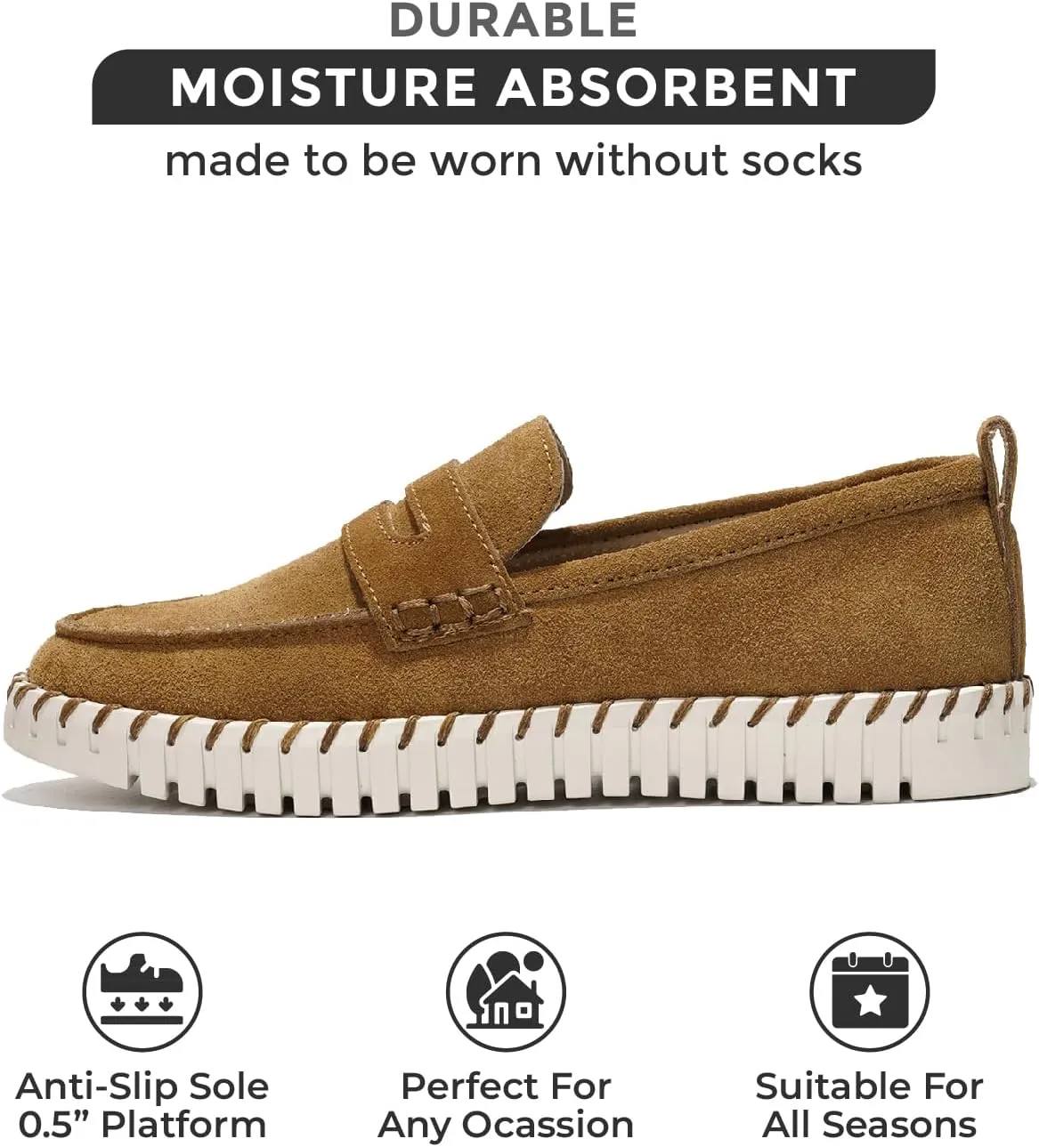 Project Cloud Fashion Shoes for Women - Comfortable Womens Shoes with Memory Foam - Non Slip Spring Womens Footwear Flexible Sole - Fashion Sneakers for Women 2025