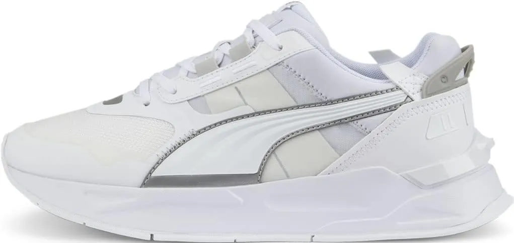 Puma - Mens Mirage Sport Tech Reflective Shoes, Size: 10 M US, Color: Puma White/Puma Silver
