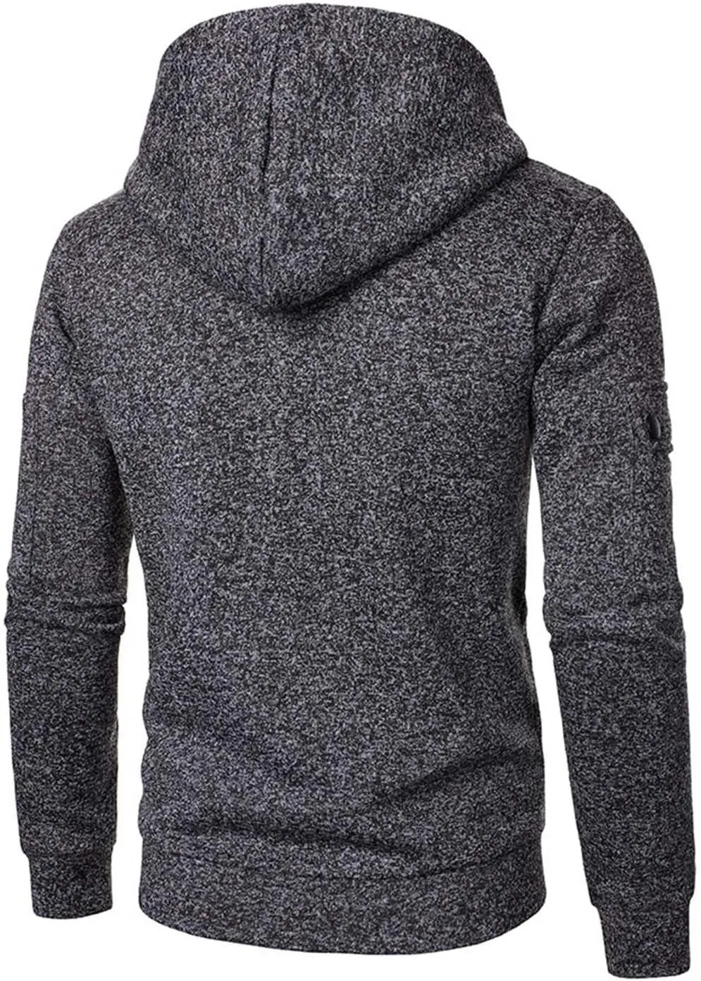Quarter Zip Pullover Top for Men Tactical Cargo Hoodies Casual Long Sleeve Workout Hipster Athletic Hooded Sweatshirt