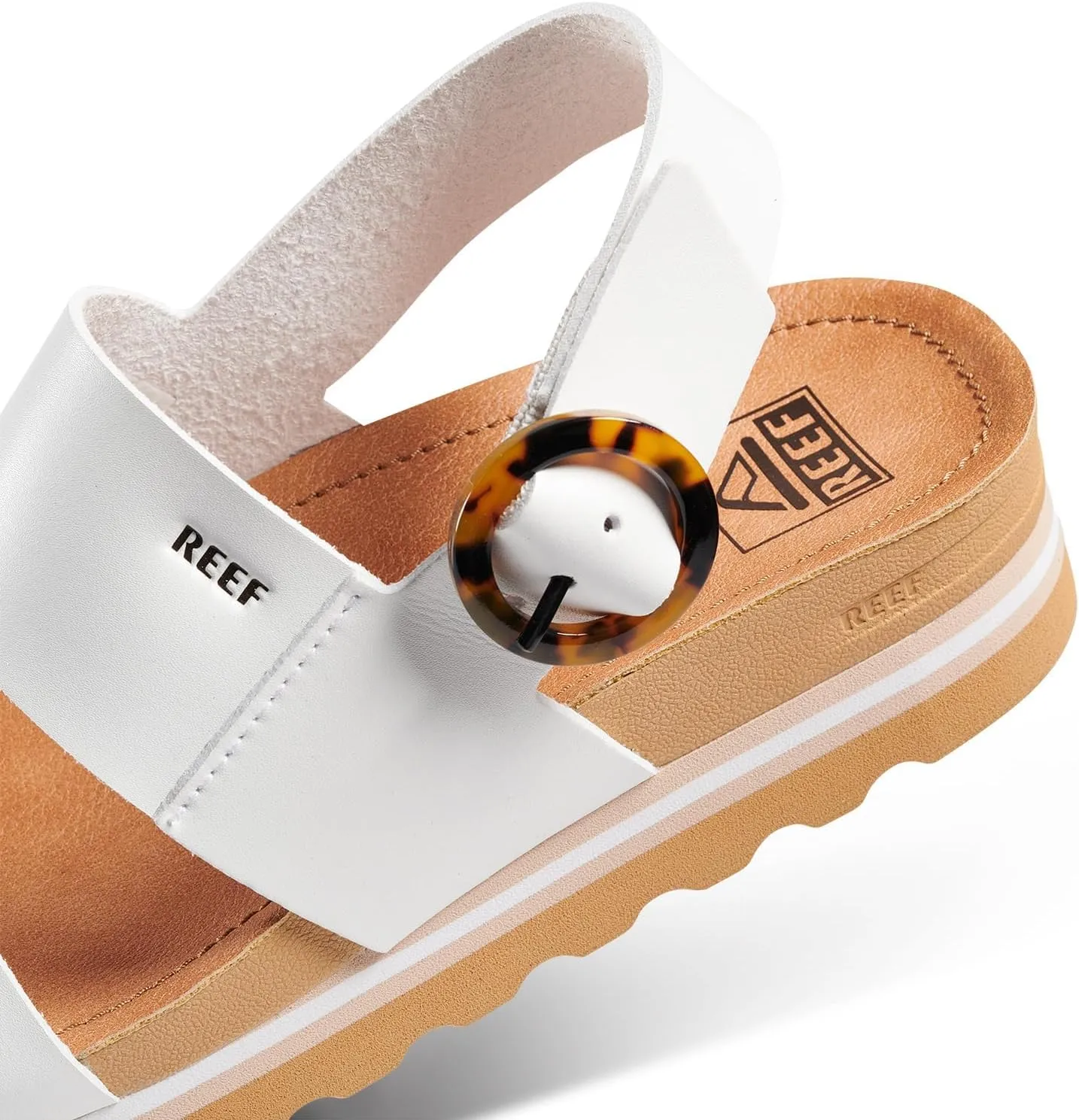 REEF Vista Hi Buckle Women's Platform Fashion Sandal, Arch Support, Ultra Soft Cushion Footbed