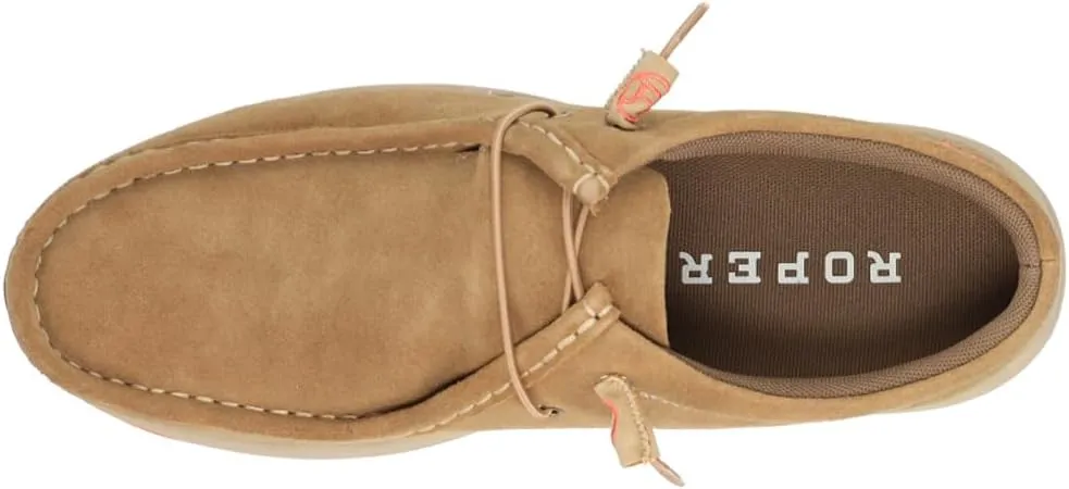 ROPER Mens Clearcut Slip On Casual Shoes - Brown