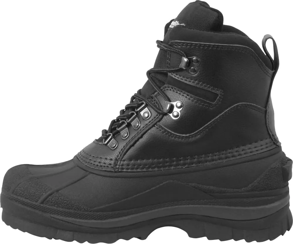 Rothco Black Extreme Cold Weather Hiking Boots - 600 Gram Thermoblock Insulation Winter Waterproof Boots