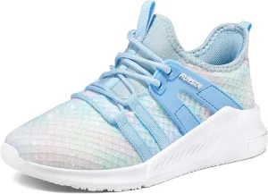 RUNSIDE Girls Tennis Shoes Lightweight Sports Kids Sneakers Lace-up for Running/Walking, Toddler/Little Kid/Big Kid