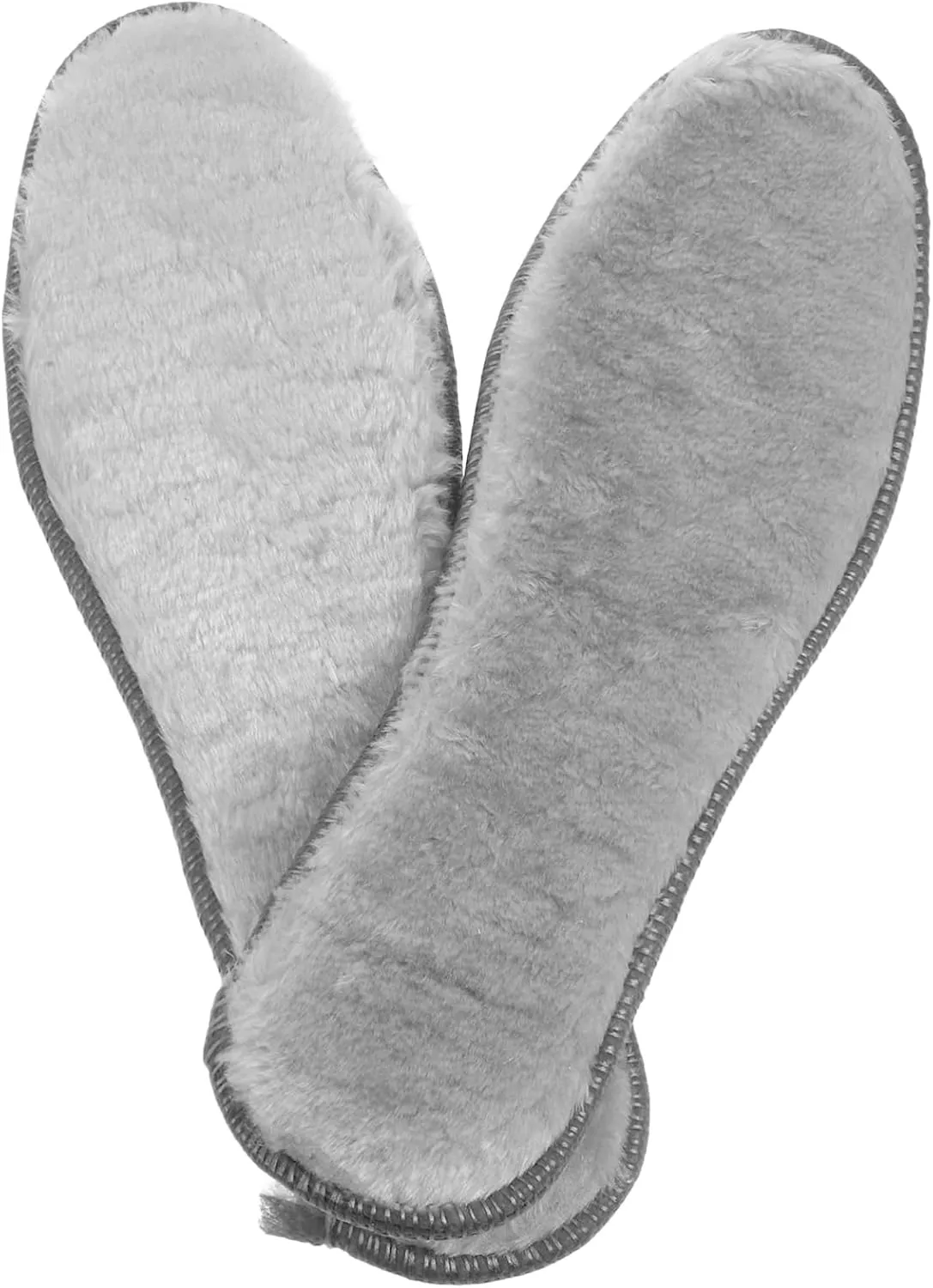 SAFIGLE Thermal Insoles for Men 4 Pack Slipper Insoles Plush Ski Boot Soles Winter No Crease Inserts Comfortable for Boots and Shoes