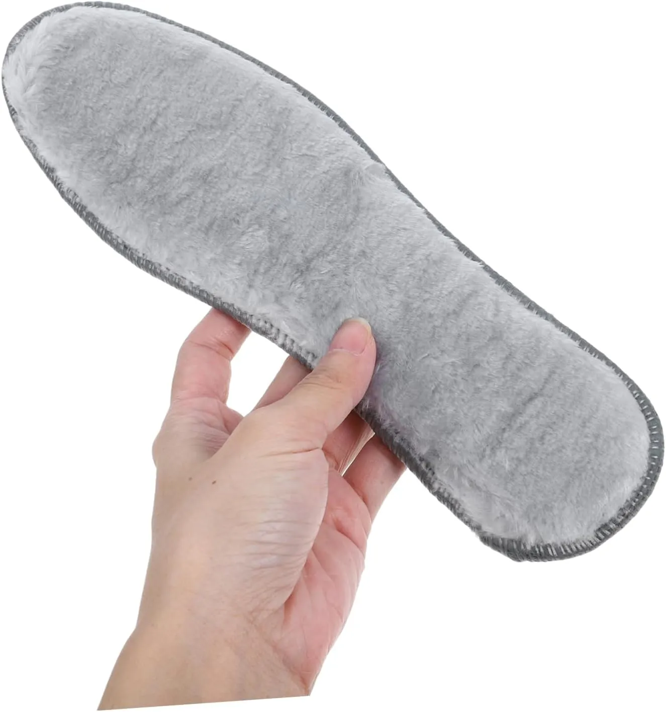 SAFIGLE Thermal Insoles for Men 4 Pack Slipper Insoles Plush Ski Boot Soles Winter No Crease Inserts Comfortable for Boots and Shoes