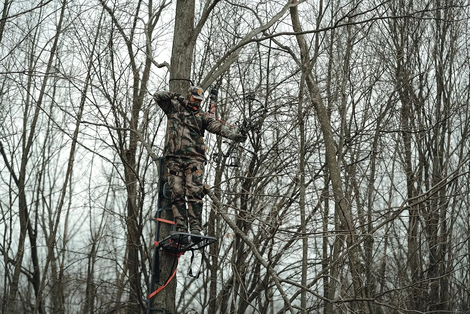 ScentLok BE:1 Voyage Water Resistant Midweight Fleece Bowhunting Bibs for Men
