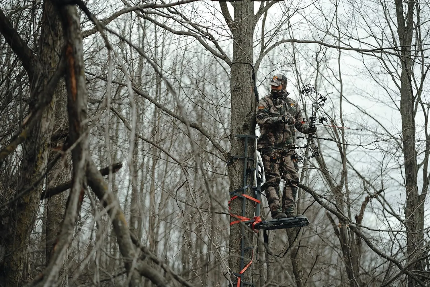 ScentLok BE:1 Voyage Water Resistant Midweight Fleece Bowhunting Bibs for Men
