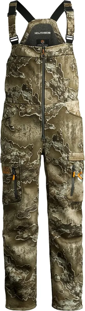 ScentLok BE:1 Voyage Water Resistant Midweight Fleece Bowhunting Bibs for Men
