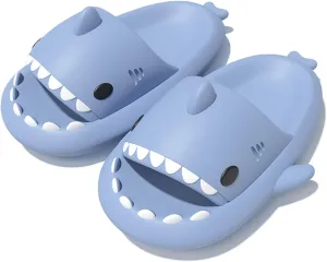 Shark Slides Kids, Toddler Cloud Shark Slides, Summer Cute Cartoon Shark Slippers